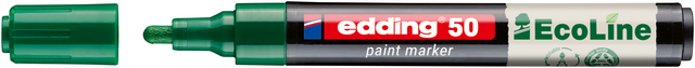 Paintmarker edding 50 EcoLine op waterbasis 2-3mm groen afbeelding