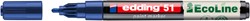 Paintmarker edding 51 EcoLine op waterbasis 1-2mm blauw