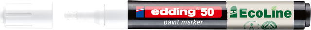 Paintmarker edding 50 EcoLine op waterbasis 2-3mm wit afbeelding