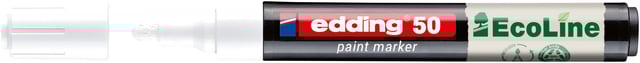 Paintmarker edding 50 EcoLine op waterbasis 2-3mm wit afbeelding