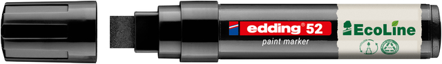 Paintmarker edding 52 EcoLine op waterbasis 4-15mm zwart afbeelding