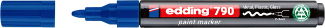 Paintmarker edding 790 PCR op alcoholbasis 2-3mm blauw