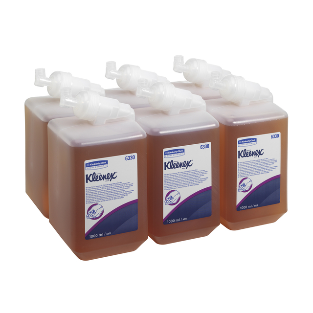 Handzeep Kleenex Ultra vloeibaar amber 1000ml 6330 — Foto 2 van 2
