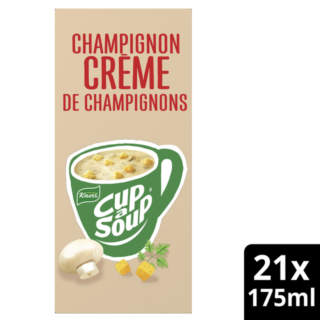 Cup-a-Soup Knorr champignon crème 21x175ml afbeelding