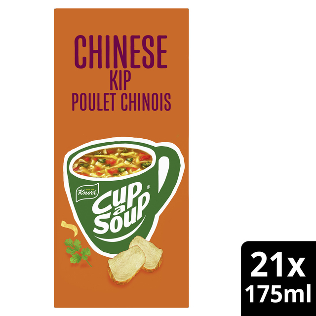 Cup-a-Soup Knorr Chinese kip 21x175ml afbeelding