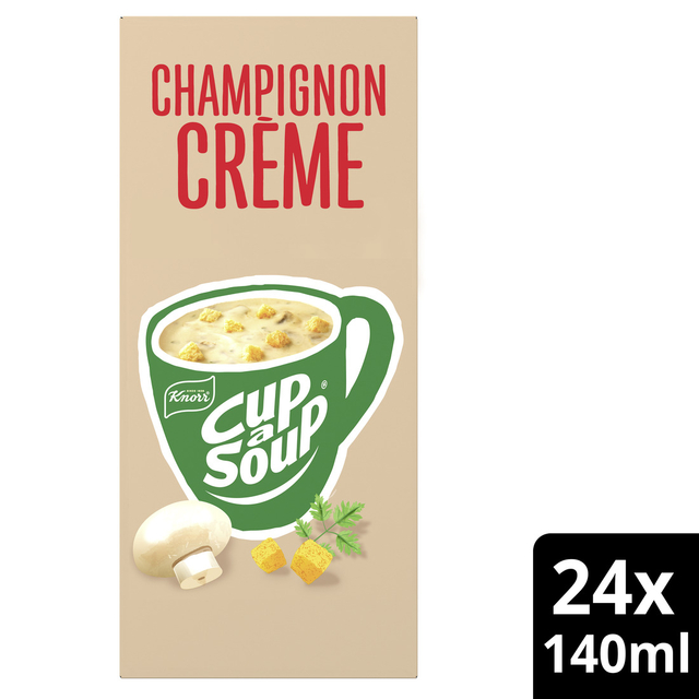 Cup-a-Soup Knorr champignon crème 24x140ml afbeelding