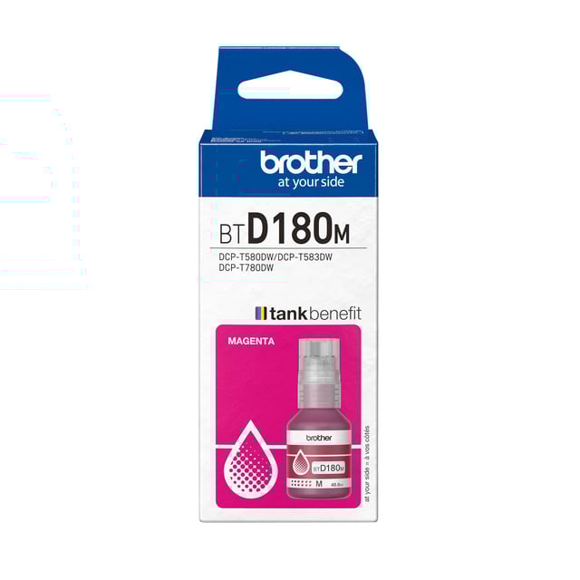 Navulinkt Brother BT-D180M rood afbeelding