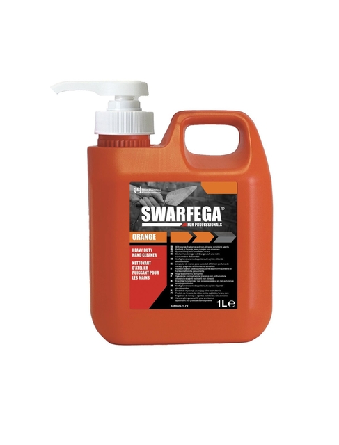 Handreiniger SCJ Swarfega Orange 1 liter met pomp afbeelding