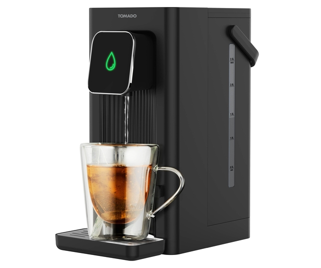 Heetwaterdispenser Tomado 2,5 liter 2200watt zwart afbeelding
