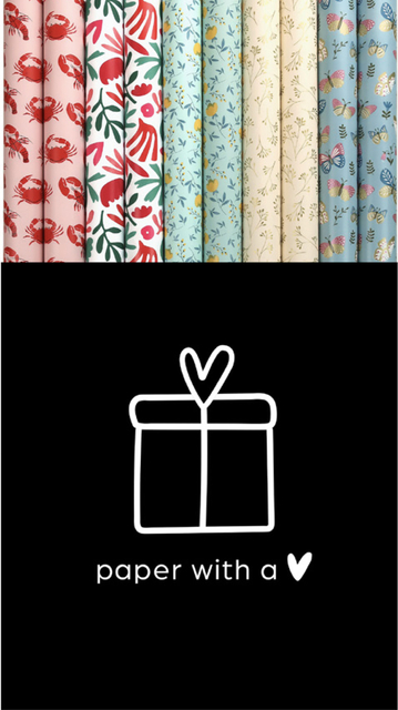 Inpakpapier Lovely nature 200x70cm assorti afbeelding