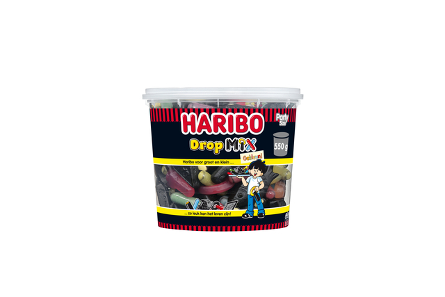Drop Haribo mix gekleurd 550gr afbeelding