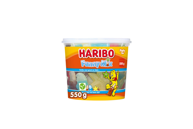 Snoep Haribo Funny Mix 550gr afbeelding