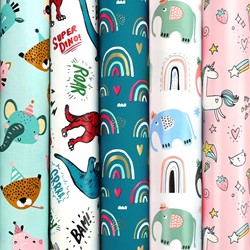 Inpakpapier Rotolux Rosie 200x70cm assorti