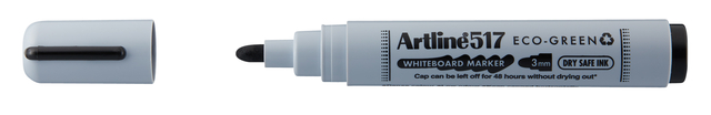 Whiteboardmarker Artline 517 Dry Safe Eco rond medium zwart afbeelding