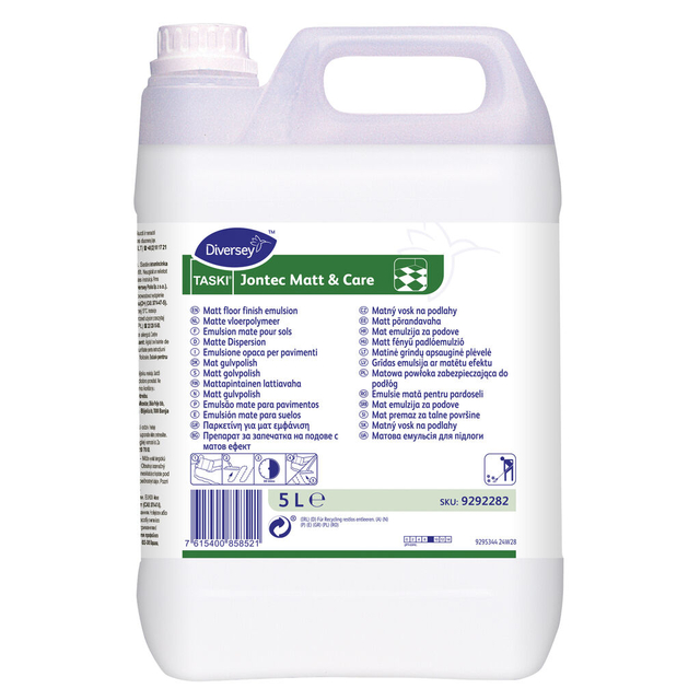 Vloeremulsie Taski Jontec Matt&Care 5 Liter