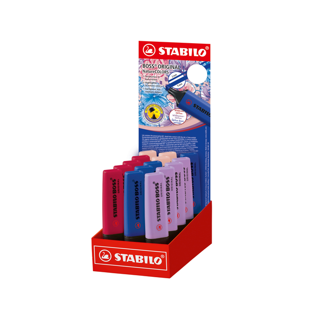 Markeerstift STABILO Boss Wildflower display klein assorti afbeelding