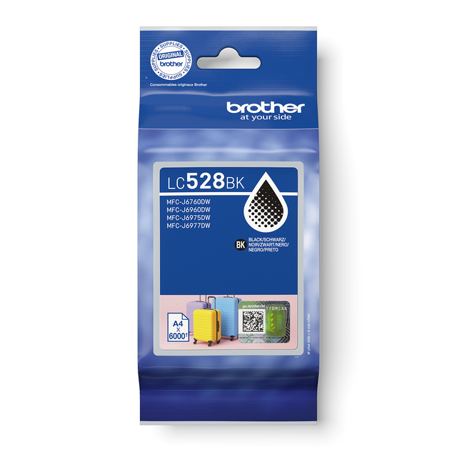 Brother LC-528 cartridge zwart — Foto 2 van 3