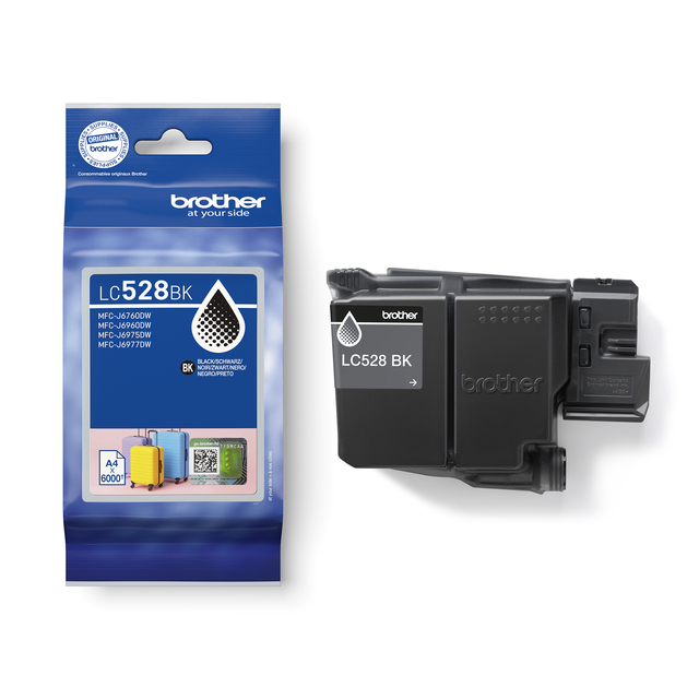 Brother LC-528 cartridge zwart — Foto 3 van 3