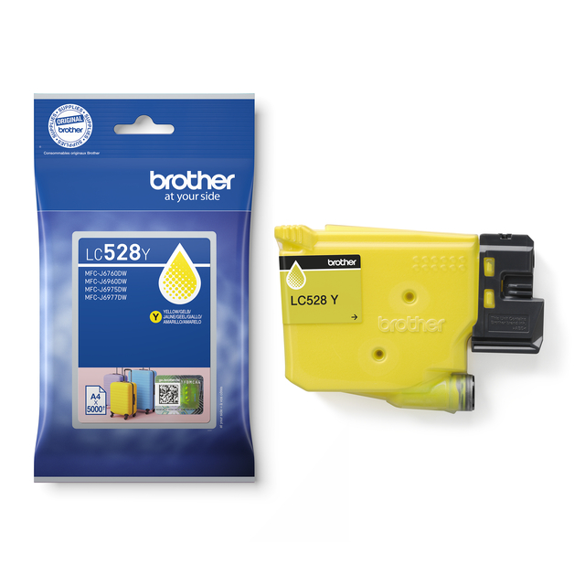 Brother LC-528 cartridge geel — Foto 3 van 3