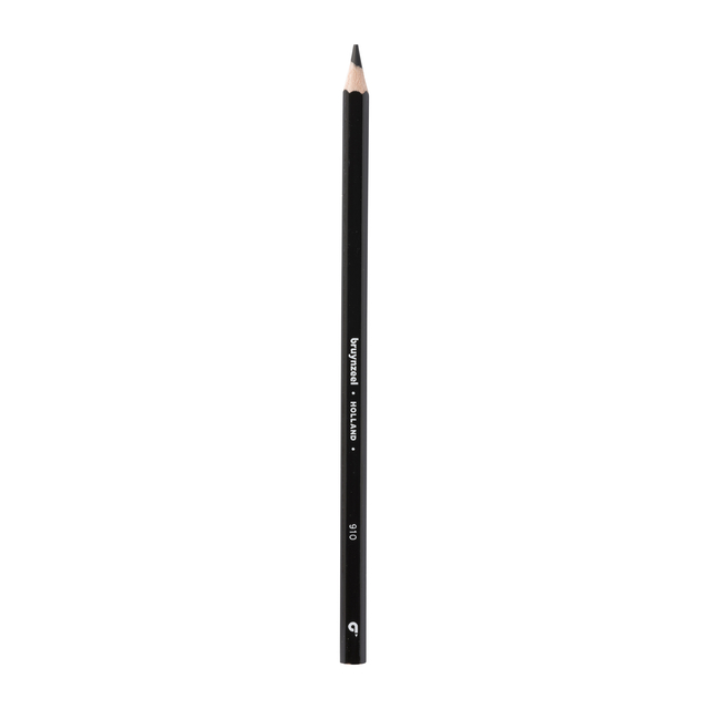 Kleurpotlood Bruynzeel Super 910 zwart
