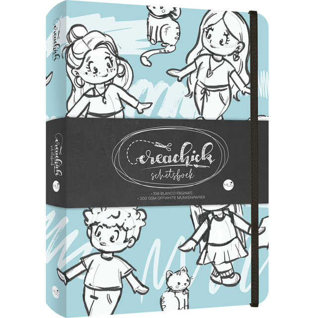 Schetsboek CreaChick Blue
