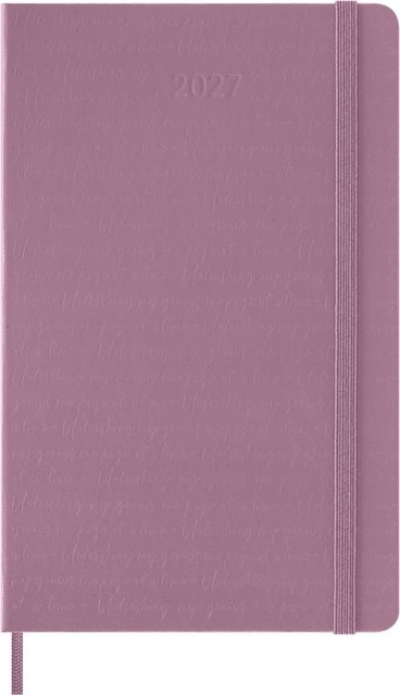 Agenda 2027 Moleskine 12M Planner Daily 1dag/1pagina large hc majestic pink — Foto 2 van 2