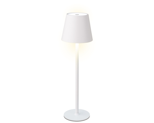 Tafellamp Lumineo led oplaadbaar steady buiten wit afbeelding