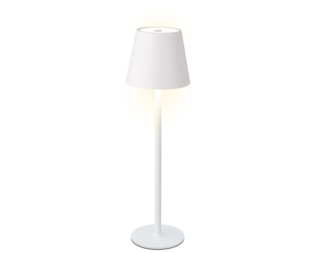 Tafellamp Lumineo led oplaadbaar steady binnen wit afbeelding