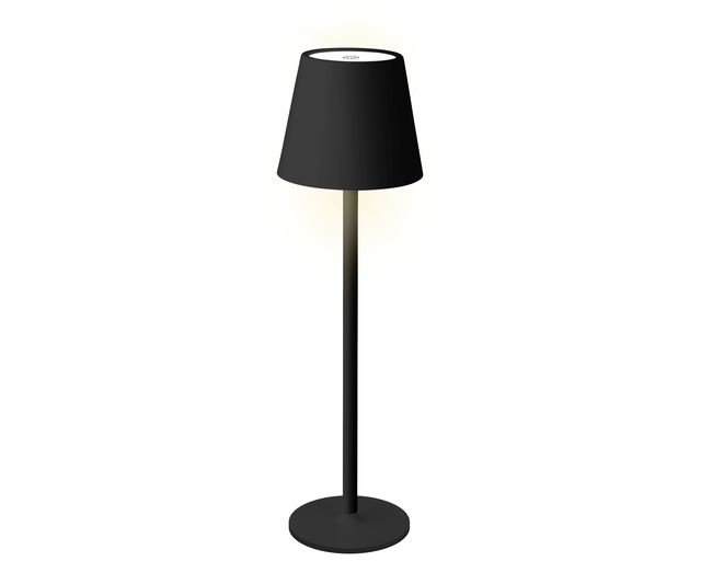 Tafellamp Lumineo led oplaadbaar steady binnen zwart afbeelding