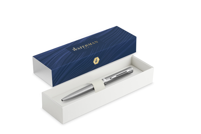 Balpen Waterman Allure Impression stainless steel CT medium — Foto 2 van 2