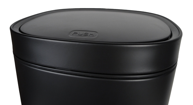 Afvalbak Desq Touch 50 liter RVS zwart — Foto 2 van 2