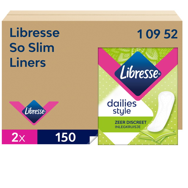 Inlegkruis Libresse P2 So Slim 150 stuks afbeelding