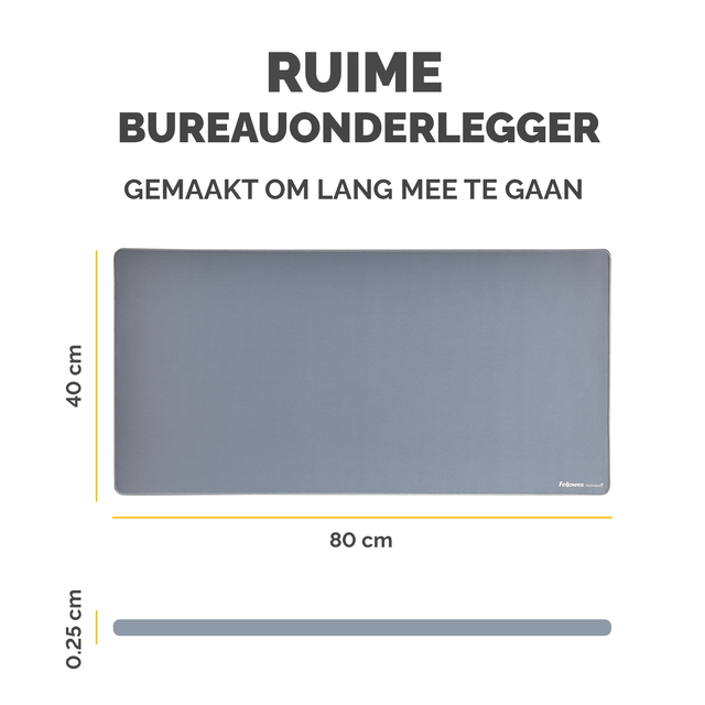Bureau-onderlegger Fellowes Breyta blauw — Foto 2 van 2