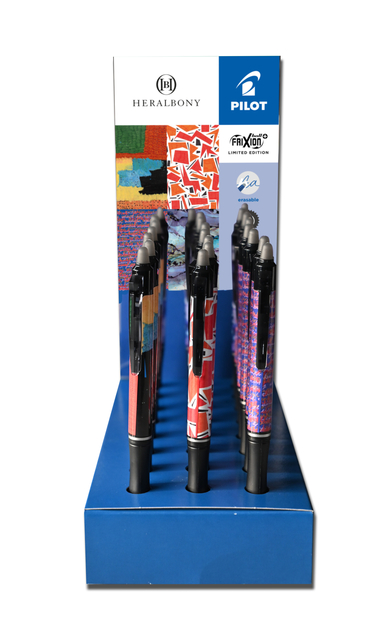 Rollerpen PILOT friXion Ball Plus Heralbony medium ass displ à 24st