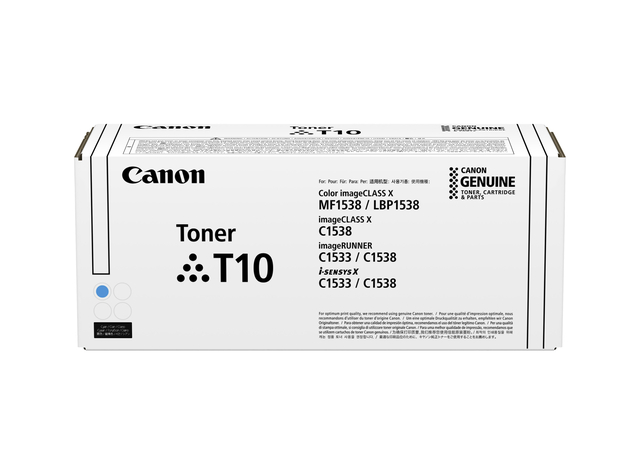 Tonercartridge Canon T10 blauw