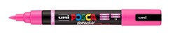 Paintmarker Uni POSCA PC-5BR brushpunt medium roze