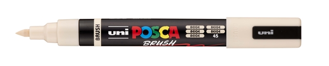 Paintmarker Uni POSCA PC-5BR brushpunt medium beige