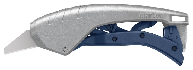Veiligheidsmes Martor Secunorm 610 XDR trapezium 32mm zilver