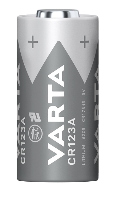 Batterij VARTA Cylindrical 1x CR123A lithium — Foto 2 van 2