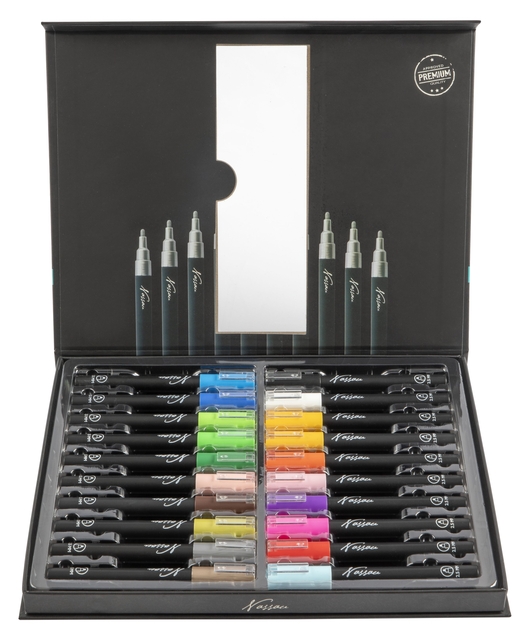 Acrylmarker Nassau set à 20 kleuren — Foto 2 van 2