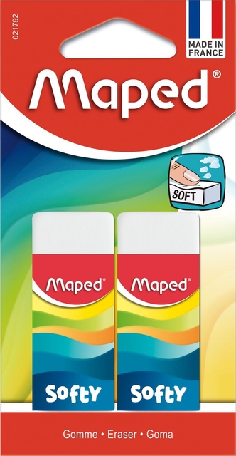 Gum Maped Softy blister à 2 stuks