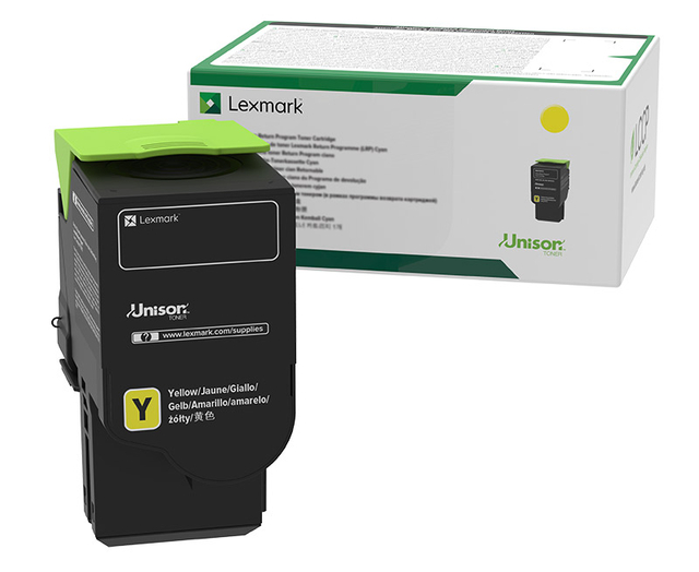 Tonercartridge Lexmark C2320Y0 geel