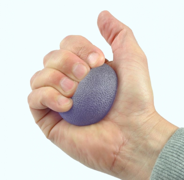 Handtrainer gelbal Able2 Soft blauw — Foto 2 van 2