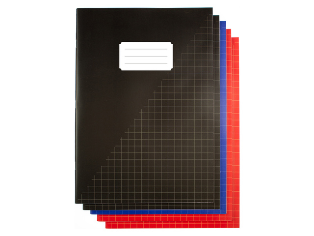Schrift Kangaro A4 ruit 10mm 80 pagina's 60gr assorti pak  à 5 stuks — Foto 2 van 3