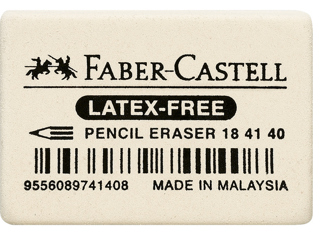 Gum Faber Castell 7041 34x26x8mm wit — Foto 2 van 3