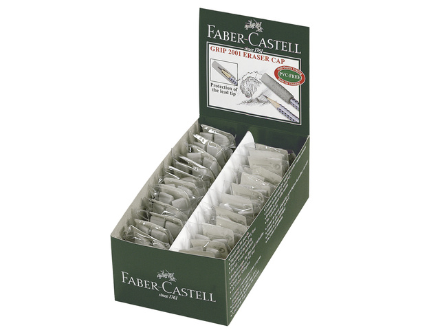 Gumdop Faber Castell Grip 2001 grijs 2 stuks — Foto 3 van 3