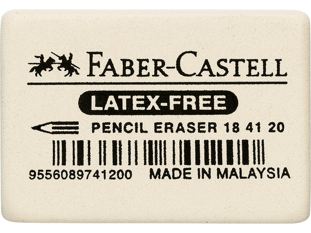 Gum Faber Castell 7041 40x27x13mm wit — Foto 2 van 3