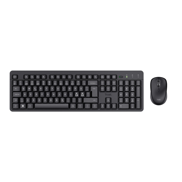 Toetsenbord en muis Trust TKM-360 draadloos zwart QWERTY — Foto 2 van 3