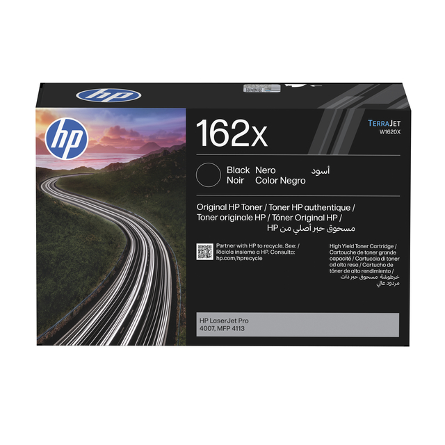 Tonercartridge HP W1620X 162X zwart