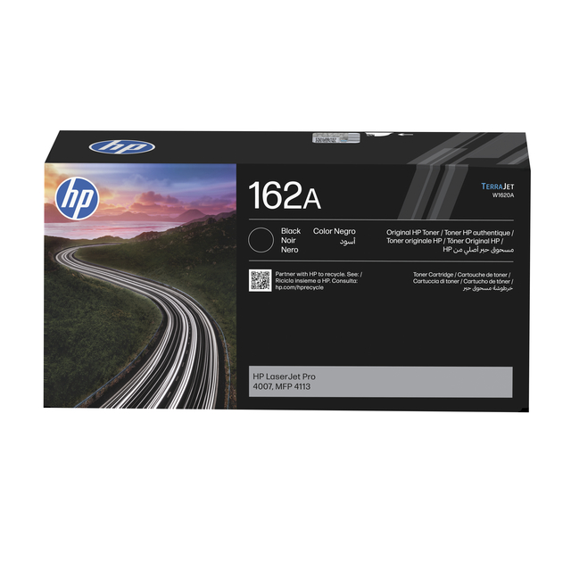 Hp Tonercartridge HP W1620A 162A zwart